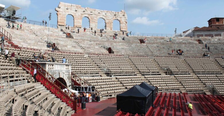 L'anfiteatro testerà per primo l'efficacia delle misure anti Covid