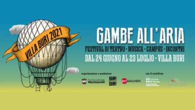 Gambe all'aria Festival a Villa Buri