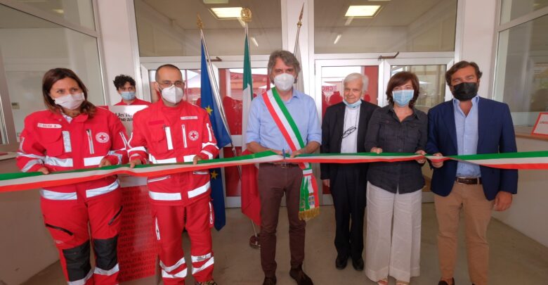 Inaugurazione Polo sociale Veronafiere con Croce Rossa Italiana