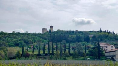 Uno scorcio del castello di Montorio