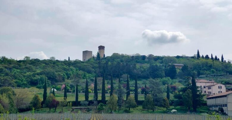 Uno scorcio del castello di Montorio