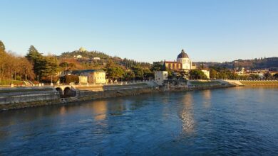 Uno scorcio di Lungadige San Giorgio