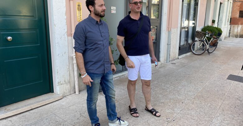 L'assessore Zavarise e Caminiti