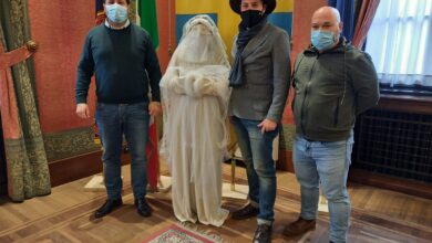 Santa Lucia accolta in Sala Arazzi
