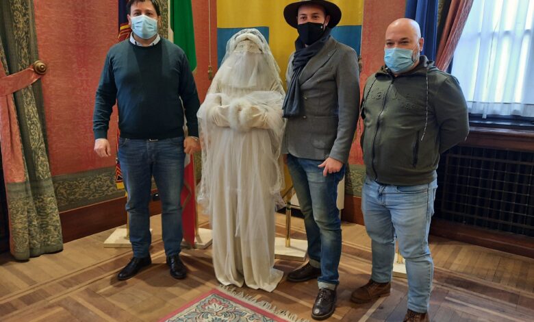 Santa Lucia accolta in Sala Arazzi