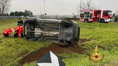 Un'immagine delle operazioni di soccorso