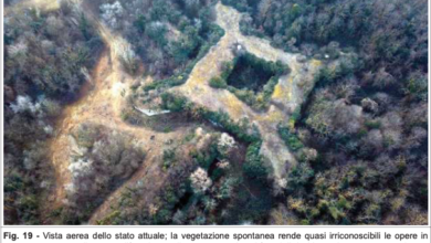 Vista aerea di Forte Procolo
