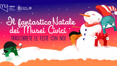 Locandina dei Musei Civici per le attività durante il periodo festivo