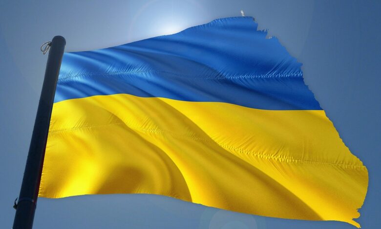 La bandiera ucraina
