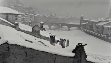 Una fotografia dell'esposizione aperta a Palazzo Barbieri