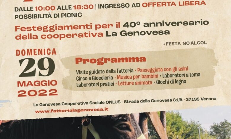 Locandina Festa di Primavera a La Genovesa