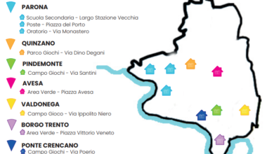 Mappa delle casette di Bookcrossing